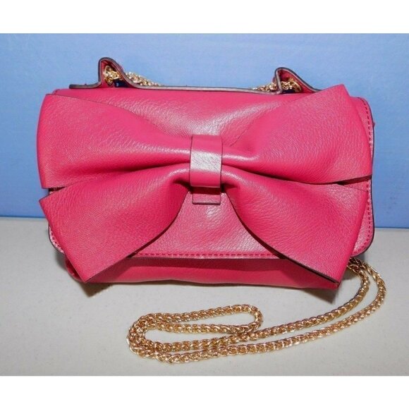CHARMING CHARLIE RED-ISH PINK COLOR SHOULDER BAG, HANDBAG, PURSE - Picture 1 of 9